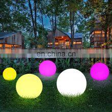 Battery Operated Led Ball Hanging Light PE Plastic Material Solar Indoor Outdoor Garden Led Ball Sphere Globe Sphere Light Lamp thumbnail-4