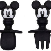 Silica Gel Baby Spork Cutlery Set, Training Kit, Guided Weaning for Infants Over 6 Months Old thumbnail-1