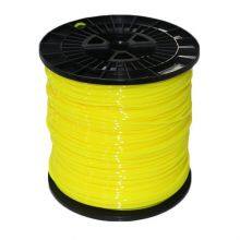 2.4mm 3.0mm Trimmer Nylon Line Yellow Color 2KG Spool