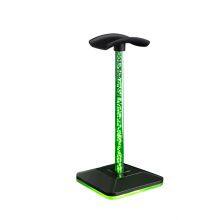 RGB Headset Display Stand Headphone Holder With 5v USB Ports Desk Accessories for Mobile Phone Charging Game Accessories