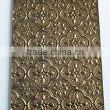 Large Sheet Mirror , Patterned Glass Mirror Sheet