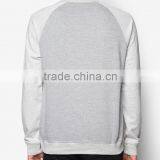 Grey Marl Raglan Sleeve Self Fabric Neck And Wrist Sweatshirts thumbnail-4