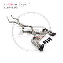 HMD Exhaust Catback для BMW X5 M60I/X5 X6 G05 G06/X5M X6M E70 E71/ X7 M50I G07/X7 M60i/Z4 E89 Автомобильные аксессуары WhatsApp+86 18946955156 thumbnail-2