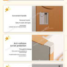 Armário de armazenamento de plástico resistente em ABS, à prova d'água, para hospitais e laboratórios | Higiene e fácil limpeza thumbnail-5