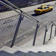 Wire Rope / Ferrule Rope Mesh Stainless Steel Net Stair Railing Mesh Protection Mesh Woven Diamond Plain Weave thumbnail-5