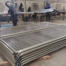 Wholesales Price Fence Galvanized 50*100mm Construction Canada Temporary Fence thumbnail-2