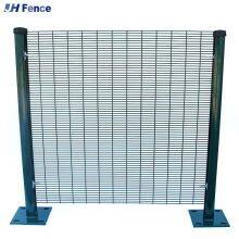 High Quality Powder Coated High Anti Climb Security Theft Iron 358 Mesh Rail Fence Panels thumbnail-1