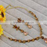 Elegant Italian Gold Plated Jewelry Set For Evening Dress Wholesale thumbnail-4