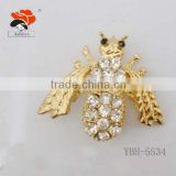 Nice Fashion animal golden insect rhinestone western style women jewerly brooch