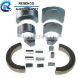 LNG9 Grade Permanent Cast / Sintered AlNiCo 5 Magnets Ring, Block, Rod, Arc