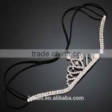 Fashionable Beautiful Girls Xmas Gift Crystal Hair Accessories Crown thumbnail-1