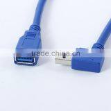 90 Degree USB3.0 Extension Cable,Low Profile Super Flexible Usb Cable 90 Degree Micro Usb Cable thumbnail-3