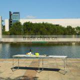 Long Outdoor Aluminum Folding Picnic Table Beer Pong Table Supplier's Choice thumbnail-1