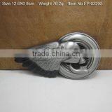 Pressing Zinc Alloy Fashion Famous Brand Logo Color Plate Belt Buckle thumbnail-3