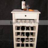 Multiple Shabby Chic Wood Wine Holder Rack