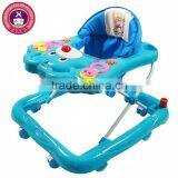 Modern Easy Steer Music & Lights Luxury 8 Wheels Jeep Baby Walker thumbnail-5