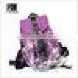 Custom Women Fashion 2016 Top Quality Purple Waterproof Drawstring Bag