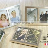 Aluminum Photo Frame with double window/logo printing promotional aluminum photo frame