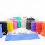 USB 2.0 Silicone Roll Up Foldable PC Computer Keyboard