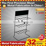 Customized Made School Library Aluminum Newspaper Shelf Rack for Bookshop