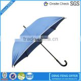 Large market bright color straight umbrella for rain/promotional gifts