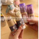 Wooden Color Pencil , Korea Stationery Rainbow Color Pencil