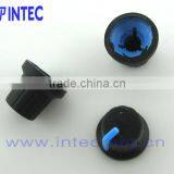 RS KNOB,ABS PLASTIC,Soft Touch Pot Knob Blue Color T00063