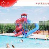 Hot Sell Outdoor Swimming Pool Slides for Summer Kids Play thumbnail-3