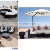 Wicker outdoor furniture Rattan corner sofa furniture /ratan garden furniture sectional sofa FCO-2059