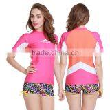 2016 Top Selling Sun Protection Waterproof Short Sleeve Surfing Wetsuit Cloth thumbnail-2