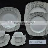 Factory Newest S-shape 30pcs Dinnerware Set