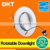 UL Energy Star Approved 5 In. and 6 In. 2700k White Led Recessed Trim Rotatable Downlight thumbnail-1