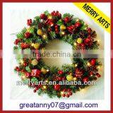 wholesale artificial luxury christmas wreaths top christmas decoration wreaths