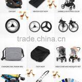 Baby Aluminum Stroller 3 in 1 Europe Standard EN1888 Push Chair thumbnail-6