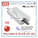 Meanwell Hlg-600h-20a Ip65 600w 20v 28a Led Driver 220v Quality Choice