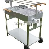 Garden & Outdoor Charcoal Barbeque Grill with Lifting Mechanism