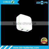 Travel Wall Charger 2 Port USB Wall Charger Universal AC Power Adapter 24W 5V With Foldable Plug thumbnail-3