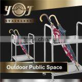 Stainless Steel Silver Decorative Wet Office Umbrella Stand