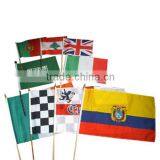 Bob Trading Polyester Hand Flag Nice Logo Printed Hand Flag