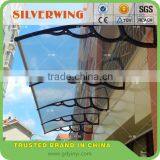 DIY Plastic Bracket Rain Cover for Balcony Wall Canopy Design