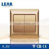 15 Years Warranty The Ultra-slim Steel Plate Electric Wall Switch Quality Choice