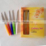 ABS Plastic Handle Fruit Knife in Gift Box