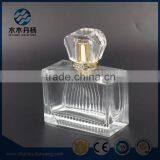 Luxury 100ml Rectangle Clear Glass Perfume Bottle