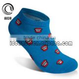 Red Heated Custom Design Cartoon Tube Sock Slipper Socks