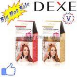 Dexe Hot Selling Herbal Extracts Yellow Hair Color Cream thumbnail-3
