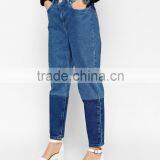 Lady High Rise Color Block Jeans thumbnail-3