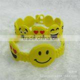 Factory Assorted Styles Emoji Snap Bracelet Emoji PVC Bracelet Wholesale thumbnail-1