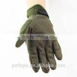 Microfiber Military Olive Green Gloves thumbnail-3