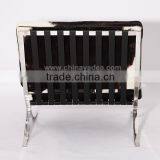 Cowhide Barcelona Chair for Living Room thumbnail-6