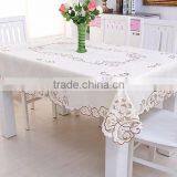 2015 Newest Hot Selling French Linen Embroidery Table Cover